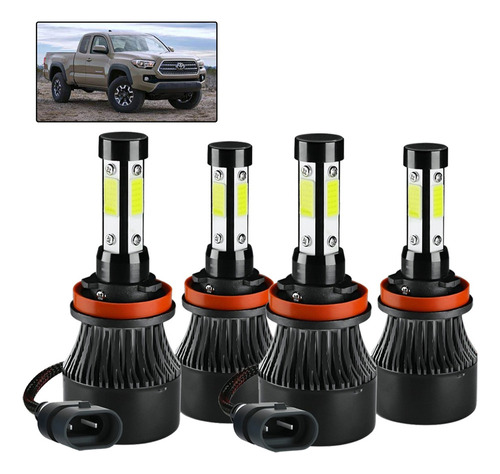 Kit De Faros Led H4 40000lm Para Toyota Alta/baja Canbus Toyota Sequoia