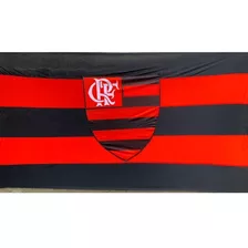 Bandeira Grande 2,50x1,50 De Malha Costurado Fla Torcedor