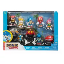 Sonic The Hedgehog Amigos Enemigos Set 10 Figuras De Accion