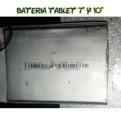 Bateria Tablet 7 Y 10 Pulgadas