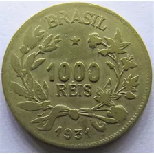 Moeda De 1000 Réis De 1931 - Bronze Alumínio - Ref. 0285