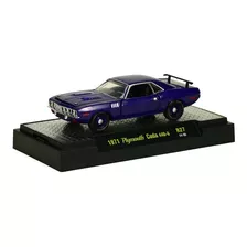 1971 Plymouth Cuda 440-6 R27 Detroit Muscle M2 Machines 1/64