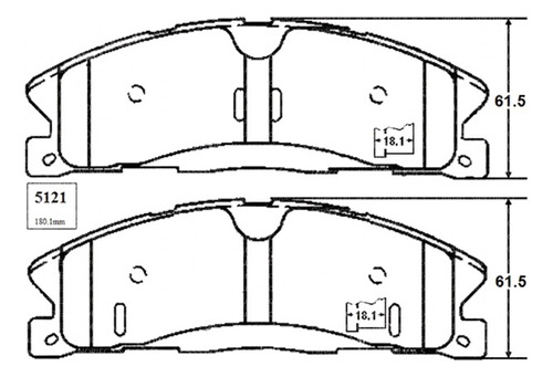 Pastillas Freno Del Para Ford Explorer 3.5 2013 2019 Foto 2