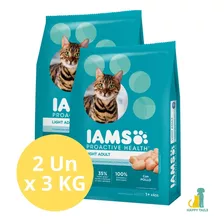 Iams Cat Light 2 X 3 Kg (6kg Totales) - Happy Tails