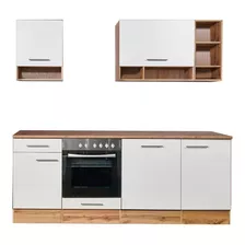 Cocina Integral Blanca 7 Piezas 2.20m Envío Gratis Grande