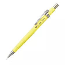 Lapiseira Técnica 0.5mm Pentel Sharp P200 Tom Pastel Cor Amarelo Pastel 0.5mm