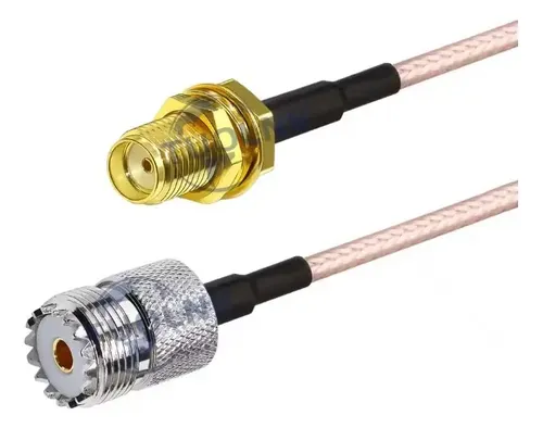 Conector P Antena Adaptador Sma-f A Uhf Pl-259 Uv-5r Baofeng