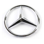 Par (2) Emblema Lateral Espadil Metal Mercedes Benz Rojo