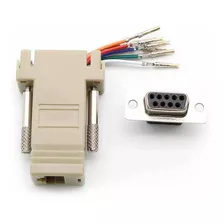 Adaptador Db9 Femea / Jack Modular 8p8c 2 Unidades