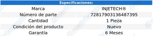 Inyector Combustible Koleos L4 2.5l De 2009 A 2012 Injetech Foto 2