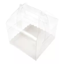 Caja De Plástico Para Tartas De Galletas, Tamaño Pequeño, Co