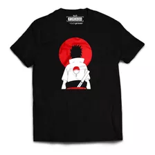 Camiseta Camisa Sasuke Uchira Ninja Naruto Desenho Anime 