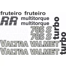Decalque Faixa Adesiva Trator Valtra Valmet 785 S Fruteiro