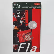 Cartão Telefônico Futebol Kit Flamengo Com Folder 2