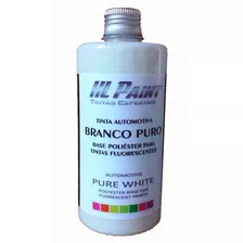 Base Poliéster Branco Puro - Para Tintas Neon 550ml 2 Unid