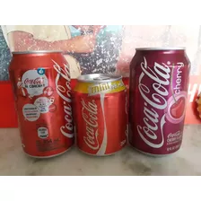 Coca Cola 3 Latas,mini,cherry, In Concert