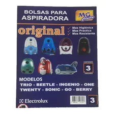 Bolsas Aspiradora Electrolux Twenty, Go, Trio, Sonic X 3und