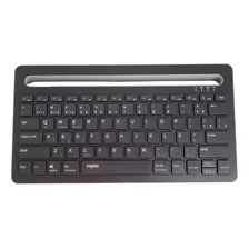 Teclado Usb Bluetooth Multimidia Sem Fio Suporte Celular