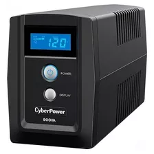 Nobreak Cyberpower Om900atlcd 900 Va 8 H Negro /v /vc