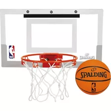 Set Tablero Aro Red Basquet Basket Para Puerta Spalding