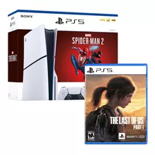 Consola Ps5 Slim Bundle Spiderman 2 + The Last Of Us