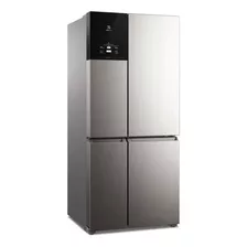 Heladera Refrigerador Electrolux Iq8s Multidoor 621 Litros Color Gris Oscuro