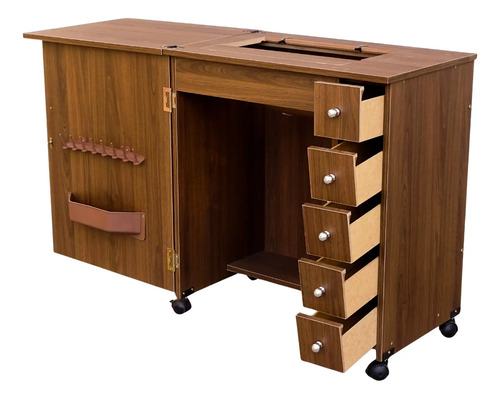 Gabinete C/ 5 Gavetas P/ Máquina De Costura Zigzag Plus 16