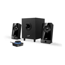 Parlantes Genius Sw- 2.1 300x 10w En Madera