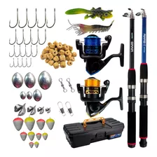 Kit De Pesca Duplo 2.0 Vara E Molinete E Acessorios Simpl Jp