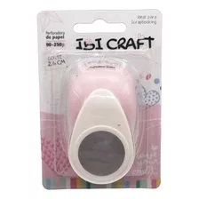 Perforadora Sacabocado Artística Ibi Craft Con Forma 25mm Color Rosa Pálido Forma De La Perforación Círculo