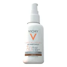 Vichy Capital Soleil Protetor Solar Uv-age Daily Cor 5.0 Fps60 40g 