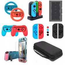 Kit De Accesorios Para Nintendo Switch, Volante, Base D...