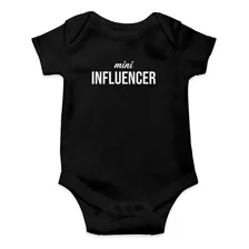 Body Infantil Mini Influencer Bebê Blogueiro Mêsversário