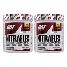 2 Pre Entrenos Nitraflex Advanced Gat Sport De 30 Porciones