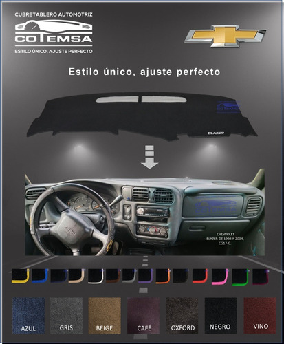 Cubretablero Aut. (color)chevrolet  Blazer 1998-2004 Cg17-g Foto 2