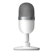 Microfone Razer Seiren Seiren Mini Condensador Supercardióide Cor Branco-mercúrio