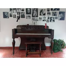 Piano Acustico Vertical Antiguedad Decorativo