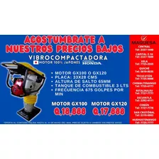 Vibroapisonadora Con Motor Honda