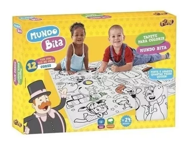 Tapete Para Colorir - Mundo Bita - Fun Toys