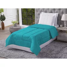 Edredom Comfort Solteiro Ideal Hotéis E Pousadas Atacado Cor Tiffany