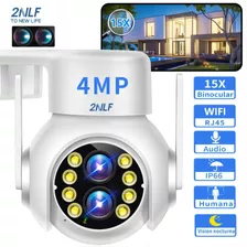2nlf® Zoom Óptico 15x Cámara De Seguridad Wifi Dual Lente