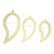 Set De 3 Moldes Para Macramé Modelo Falcado