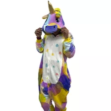 Pijama Entero Unicornio Kigurumi Disfraz Peluche Plush 