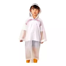 Impermeable Eco Pvc De Bolsillo Lluvias Adulto Y Niños 