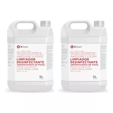 Limpiador Desinfecta Y Aromatiza Pisos Klean 5l X 2 Unidades