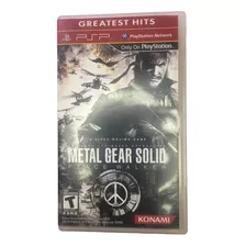 Metal Gear Peace Walker Greatest Hits Psp Umd