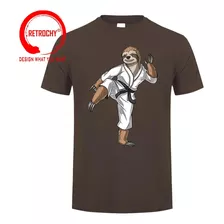 Camisa Sloth Shirt Camisa Anime Manga Kung-fu Sloth T