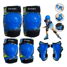 Set Protecciones Patines Rodillera Codera Muñequera Niños