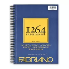 Block Fabriano 1264 Sketch A4 Anillado 90 Grs 120 Hjs Color Beige