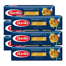 Fideos Spaghetti Barilla 500 Gr. Pack X6